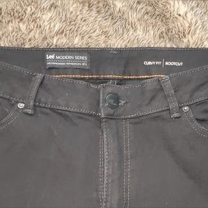 Black bootcut jeans